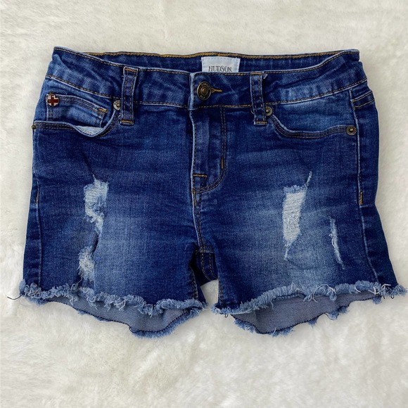 Hudson Kids Destructed Cut Off Shorts - Picture 1 of 6